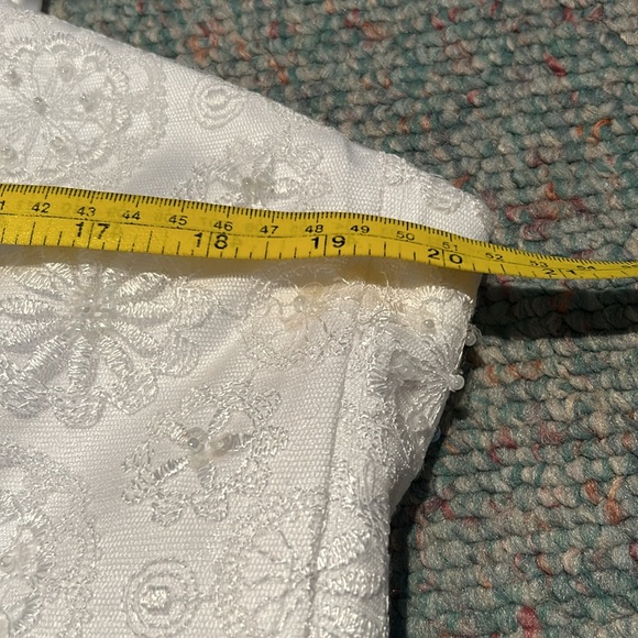 David’s Bridal Dress size 16 Tea Length white - Picture 7 of 15